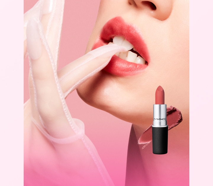 mac cosmetics pink lipstick